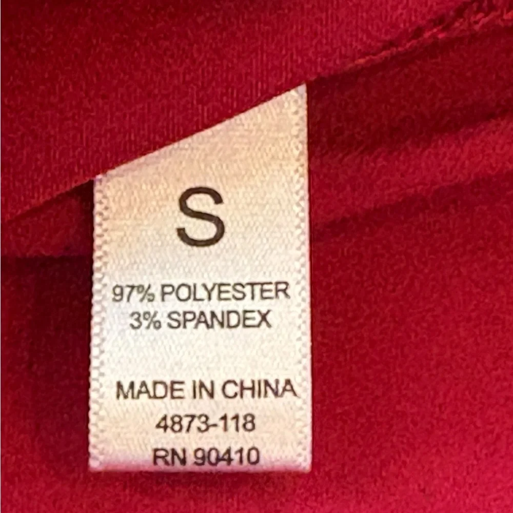Nicole Miller Elegant Satin Slip Maxi Dress Red Rhinestone Strappy S